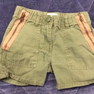 Olive khaki shorts